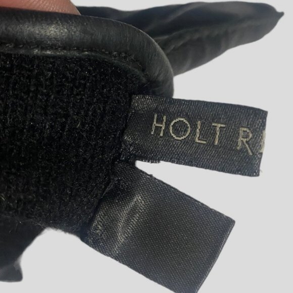 HOLT RENFREW LAMBSKIN DRIVING GLOVES (SZ 7) (GUC) - Picture 5 of 7